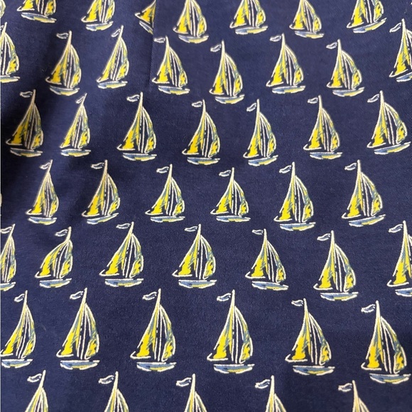 Vineyard Vines strapless mini dress sailboats navy sz 12 - Picture 5 of 5